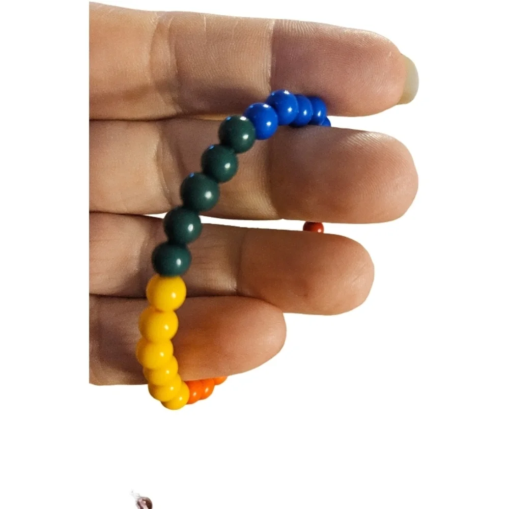 Lot 8 Pieces Bracelets Beaded Assorted